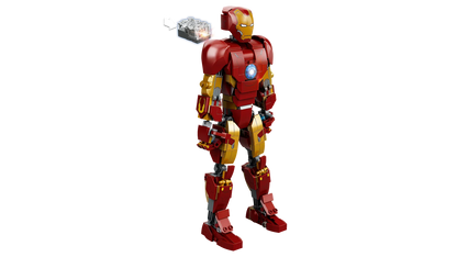 LEGO, Marvel, Superhero 76206, Iron Man, Doll, Anime Model, Children's Building Blocks, Toy Gift
