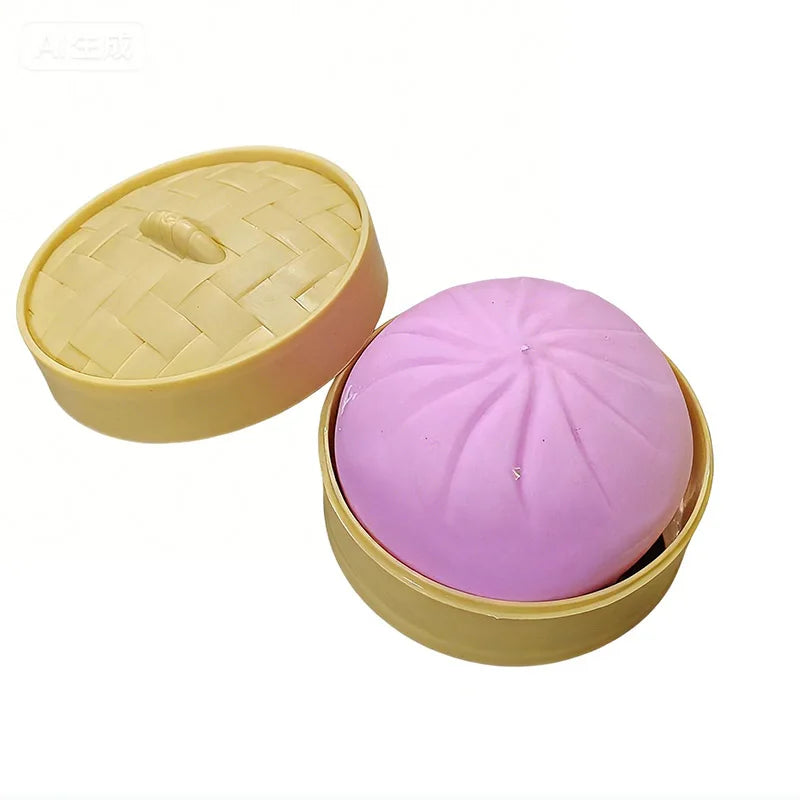 Simulation Flash Dumpling Pressure Ball Slow Rebound Soft Pinch Decompression Baozi  modeling stress relief toy birthday Gifts