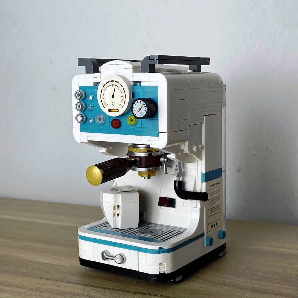 Retro Bread & Coffee Machine Building Block Set - Creative  Toy, Adult Simulation Model Coffee Gift, Unique Gift for Men & Women