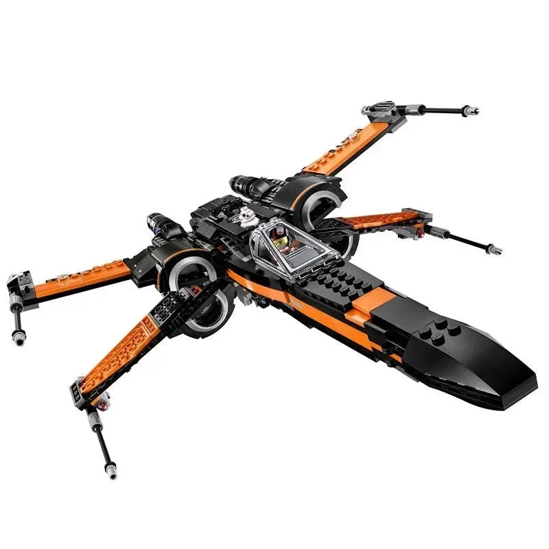 75102 Spaceship Fighters Galaxy-space-plane Aircraft Model Building Blocks Bricks Toys Birthday Christmas Gift Boys