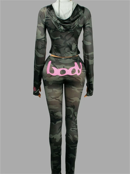 2025 Fall Casual Tracksuits Women Sets Long Sleeve Top Pants Elasticity Streetwear Sports Two 2 Piece Pink Matching Sets Outfits