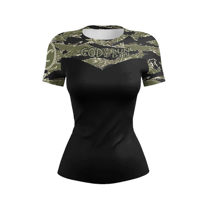 Compression Combat BJJ Rash Guards Grappling MMA Jiu Jitsu Rash Gurd Fight Wear Short Sleeves Quickly Dye Athletic t-shirts