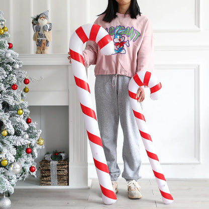 Christmas Decoration Red Christmas Candy Canes Christmas Tree Hanging Pendants Xmas New Year Home Decorations Kids Toys Navidad