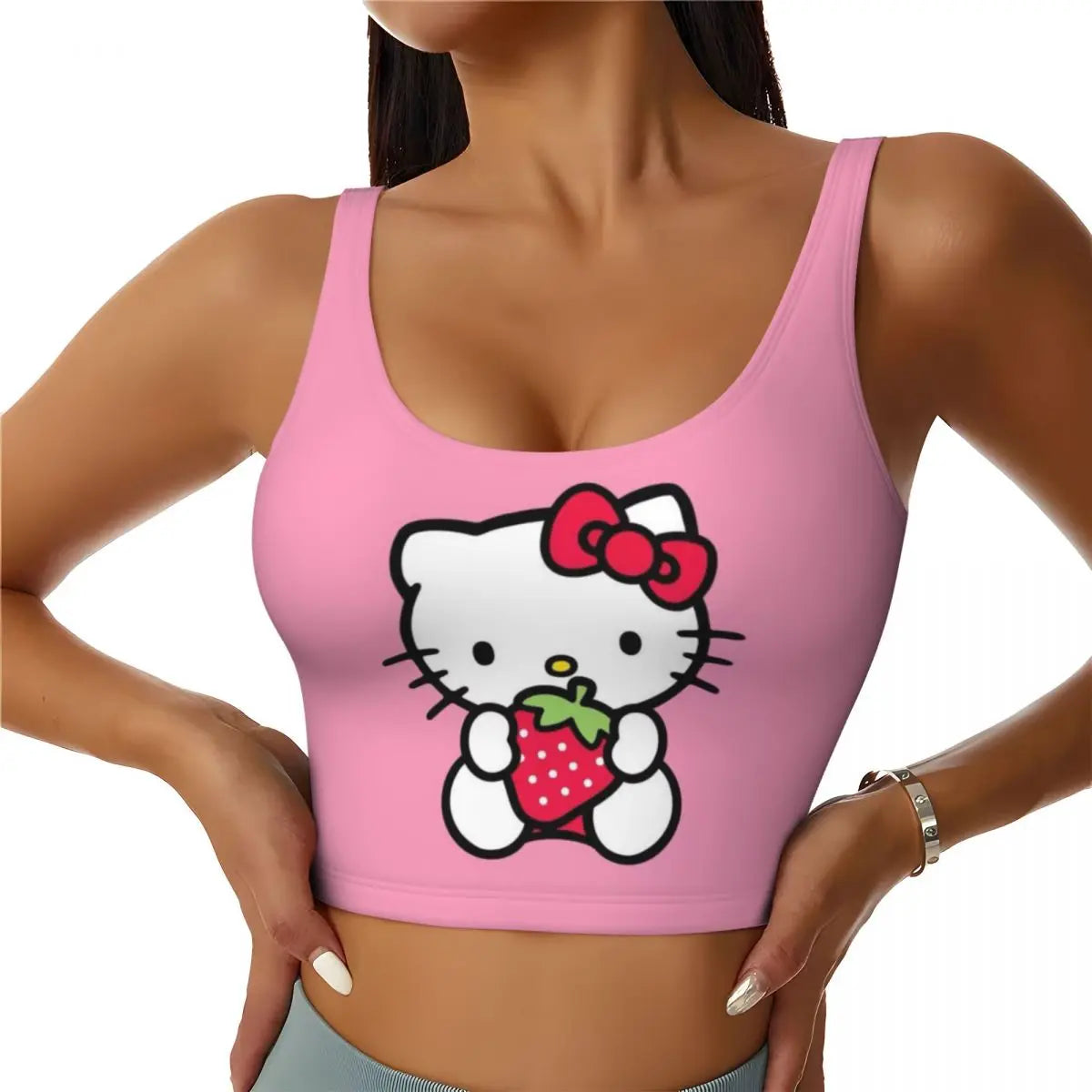 EtherealBe Hello Kitty Sports Bra for Women