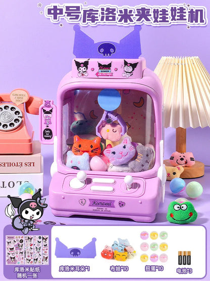 Sanrio Peripheral Children'S Toys Kuromi Claw Machine Clip Doll Machine Home Birthday Gift Girl Hand Toy Boy Toy Christmas Gift