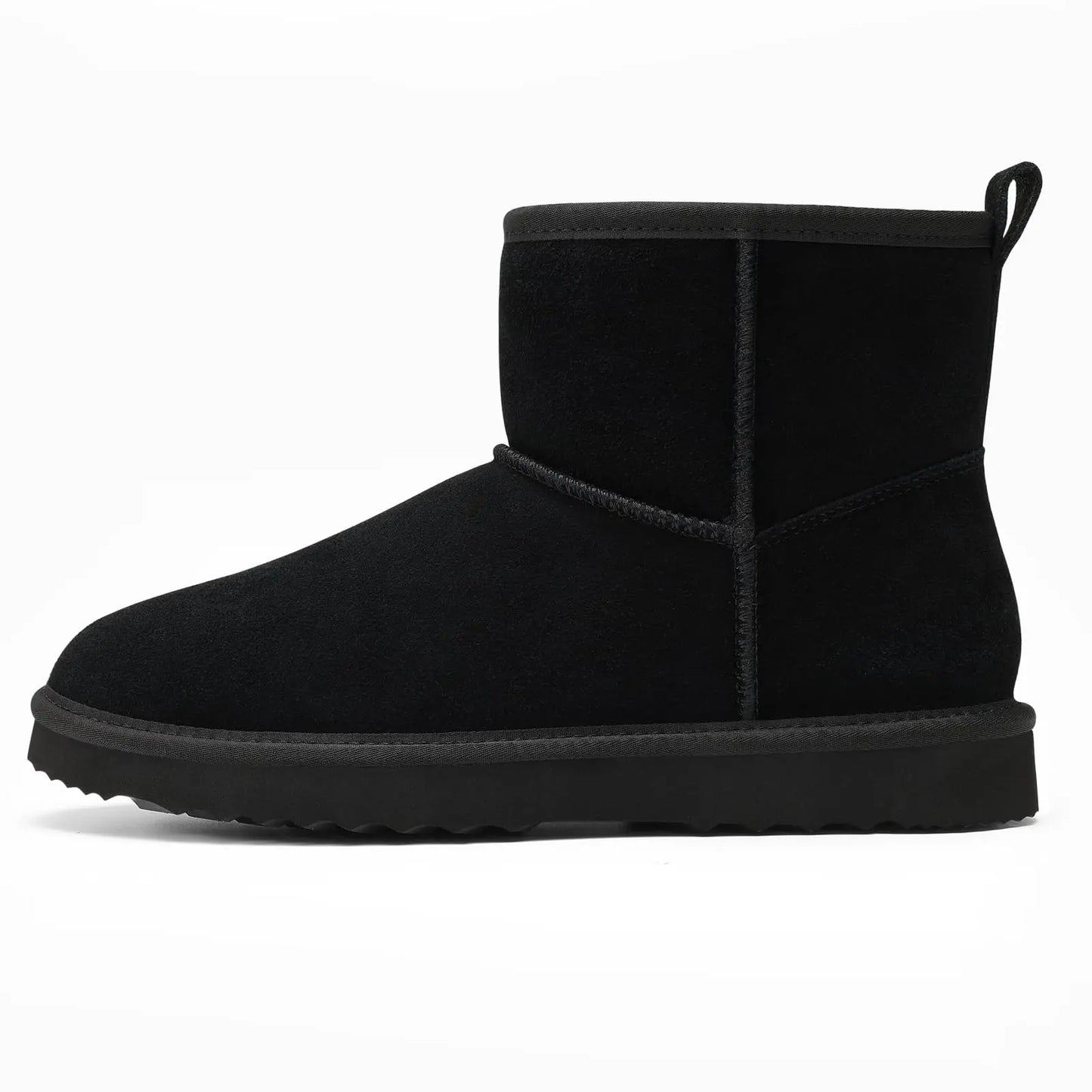 Evshine Winter Mini Snow Boots For Women Plush Lined Warm Suede Snow Boots Comfy Fuzzy Boots Fur Home Ankle Boots Lady Snow Boot