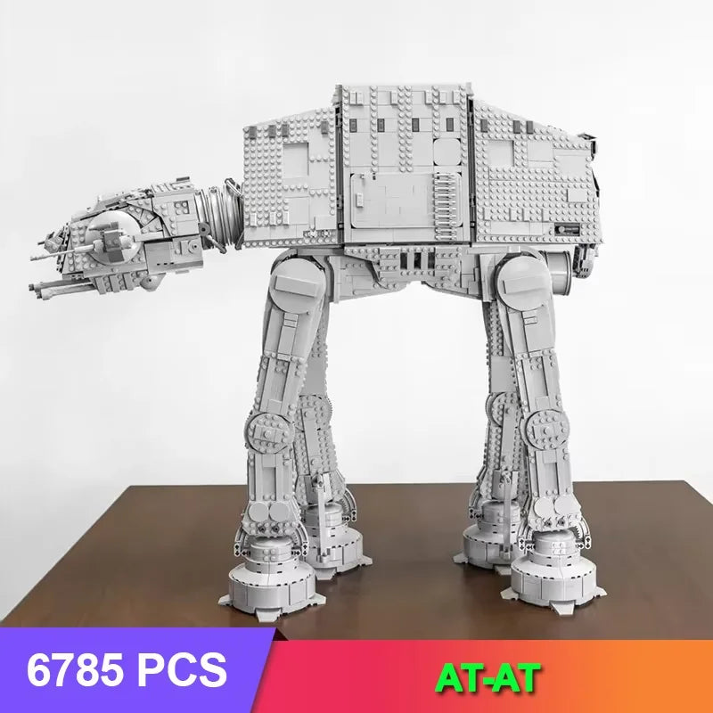 AT Armored Walkers 6785pcs Modle 75313 Moc Ideas Modular Building Blocks Bricks Educational Toy For Kids Christmas Gifts ﻿