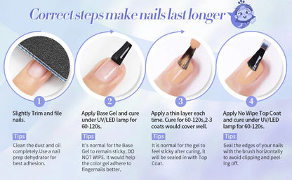 BORN PRETTY 7ml Glitter Gel Nail Polish Set Sparkly Shiny Gold Silver Pink Glitter Gel Polish Kit Winter Christmas Gift Box