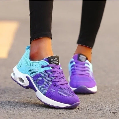 Women Running Shoes 2025 Breathable Casual Shoes Outdoor Light Weight White Tenis Sports Shoes Casual Walking Sneakers for Wamen