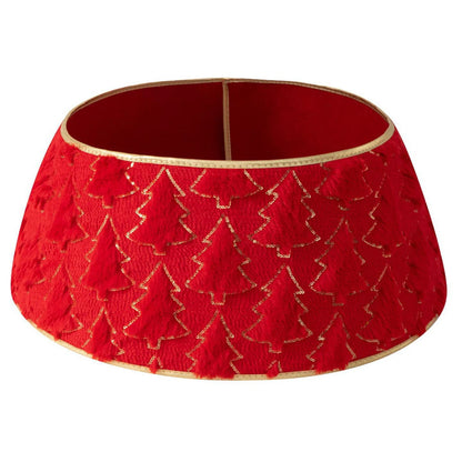 Christmas Tree Skirt Merry Christmas Tree Skirt Collar Christmas Holiday Indoor Decoration Gift Decorative Tree Bottom Cover