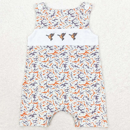 Hot Sale Baby Infant Boys Rompers Onesie Camo Duck Short Sleeve Rompers Boutique Kids Designer Clothes Boys Bubble Rompers New