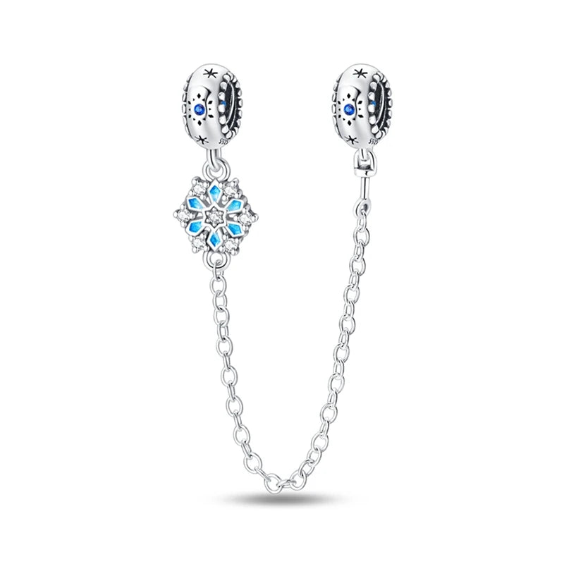 Halloween Christmas 925 Silver Charms Fit Original Bracelet For Women Jewelry Snow Christmas Tree Santa Claus