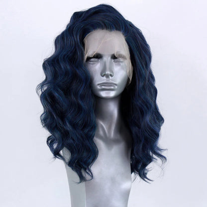 Charisma Synthetic Lace Front Wig Purple Color Short Wigs For Women Heat Resistant Natural Hairline Cosplay Wigs Short Bob Style