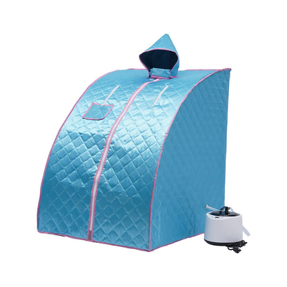 Lightweight Portable Personal Steam Sauna Spa for Relaxation at Home, 99 Minute Timer, 1000 Watt Steam Generator, Chair Included
