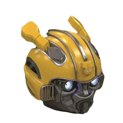 Transformers Bluetooth Speaker Bumblebee Helmet H2 With FM Radio Mini Subwoofer Speaker Portable Cartoon LED Support TF For Kids