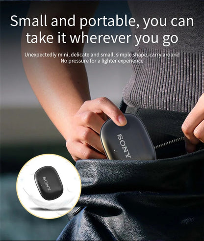 Sony True Wireless Bluetooth Earphones & Headphones In-ear Earplugs Waterproof Fitness Motion Music Hedset Flip Cover Earphone