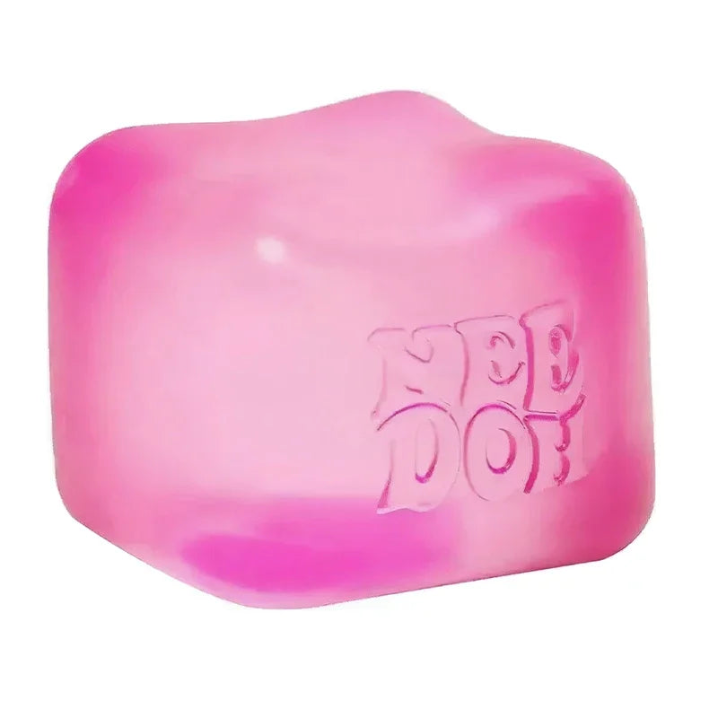 Needoh Nice Cube Sensory Stress Reliever Fidget Tool for Anxiety & Focus Desk Sensory Cube for Adults & Kids