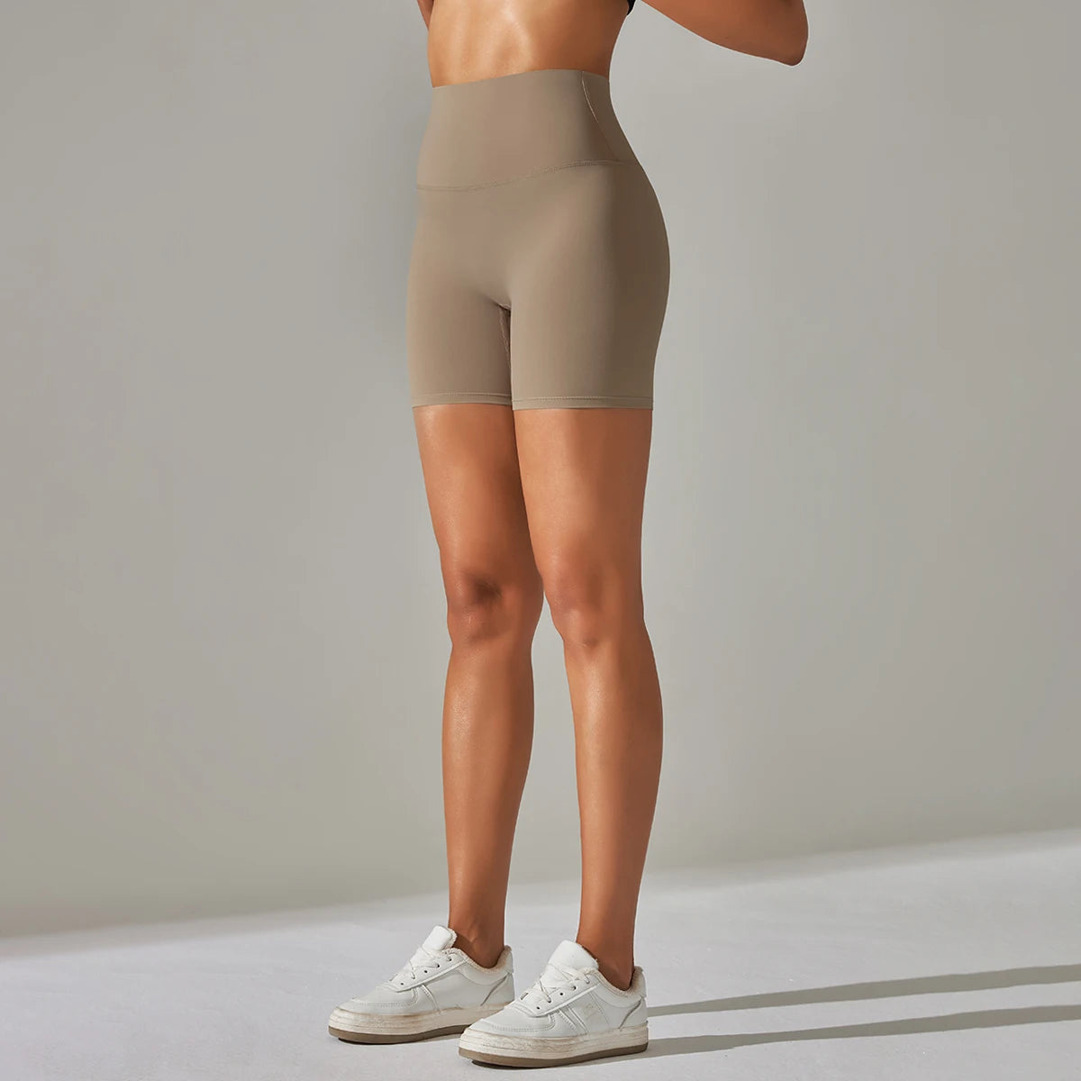 Summer Women Yoga Shorts Naked Feel Sports Shorts  Fitness Tights High Waist Gmy Running Push Up Clothes Workout Cycling Shorts
