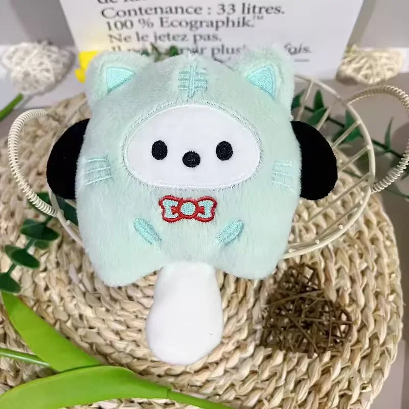 Squeaky Catfish Keychain, Anime Sound Toy with Creative Round Corner and Rolled Edge Design, Christmas Gift, Crossbody Bag