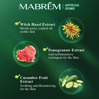 MABREM Pomegranate Fine Pores Face Serum Whitening Plant Skin Care Anti Aging Anti Wrinkle Cream Reduce Acne Marks Care 10ml