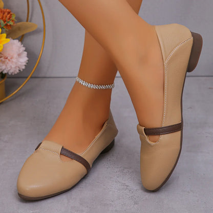 Women's Shoes 2024 Hot Sale Shallow Women's Flats Fashion Pointed Toe Dail Flats Women High Quality Plus Size Flat Low Heels