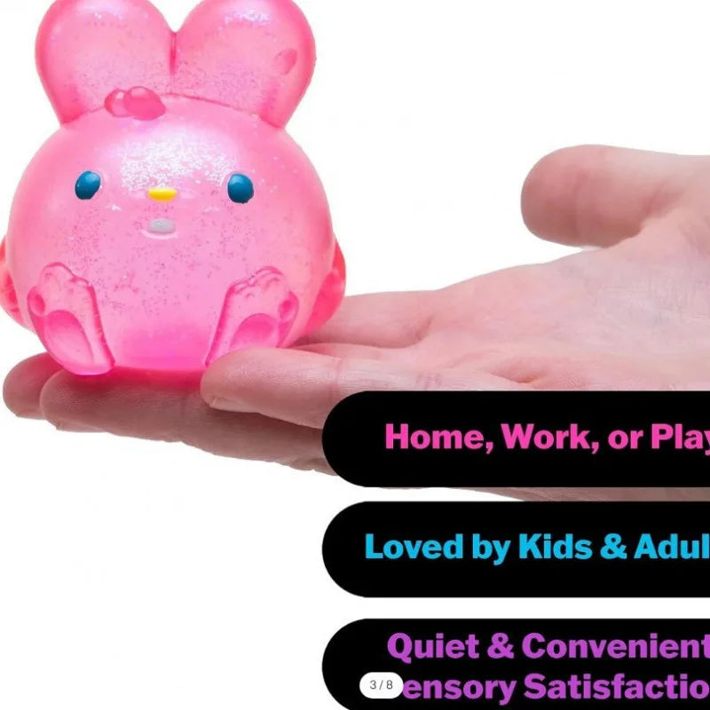 Schylling Needoh Nice Cube Sensory Fidget Cube Stress Relief Squishy Cube Anti-Anxiety Squeeze Object For Focus ADHD Population