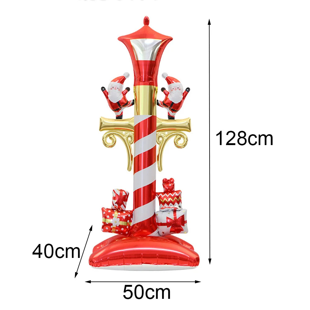 Christmas Party Decorations Christmas Party Supplies Santa Claus Snowman Christmas Tree Balloons for Festive Holiday Decors
