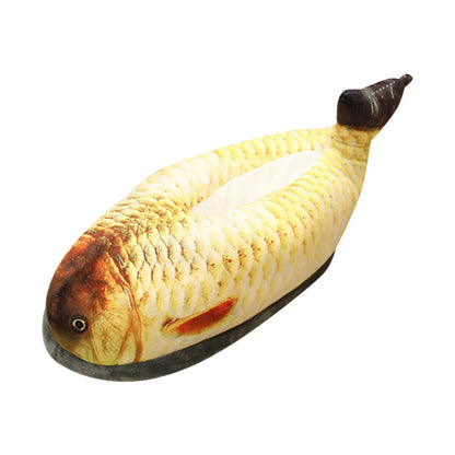 Creative Fish Animals Slippers Women Comfortable Flat Bottomed Cartoon Cute Warmth Home Slipper Non-Slip Thick Sole Furry Shoes