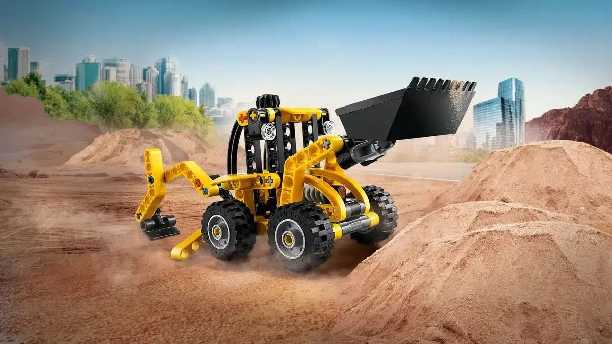 LEGO Mechanical Group 42197 Large Excavator Loader, Children's Puzzle Building Blocks, Boys' Toy Gift