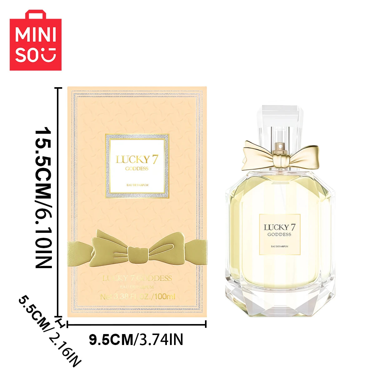 MINISO LUCKY 7 GODDESS Women Perfume Original 100ml Luxury Floral Eau De Parfum Designer Fragrance Body Spray For Woman
