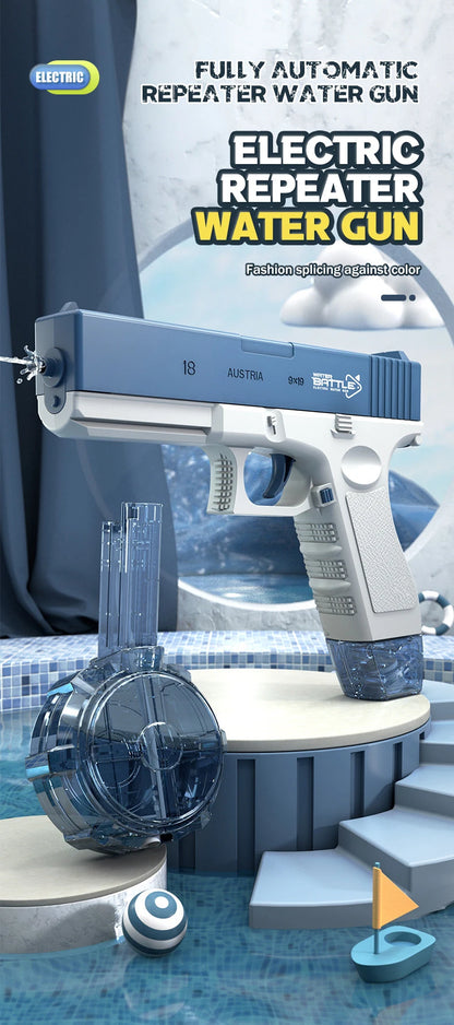 Electric Water Gun Pistol 10M Long Range Portable Guns M416 Children Summer Beach Outdoor Fight Shooting Toys for Boys Kid Games