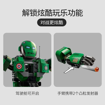 LEGO Super Heroes 76201 Captain Carter and Nine-headed Snake Practitioner educational assembly toy