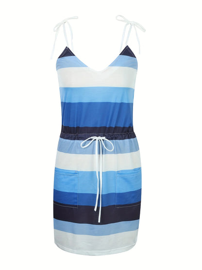 Sleeveless Dress for Women Clothing 2024 Summer Vacation Pullover Beach Sundress Female Korean Fashion Slim Sexy Short Dresse M
