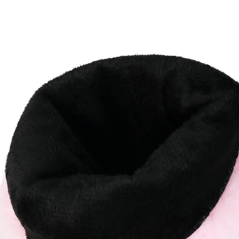 8CM Chunk Heels Winter Warm Knee High Boots Women Snow Short Plush Platform Boots Faux Fur Cosplay Lace-up Long Shoes Size 34-43