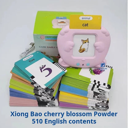 English digital camera children's educational enlightenment early learning machine children's intelligence development toy card