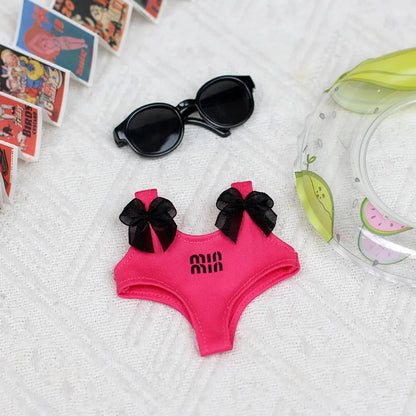Labubu Clothes Summer Swimsuit, Sunshine Beach Swimsuit, Labubu Accessories, Trendy Fashion Clothing (No Dolls)