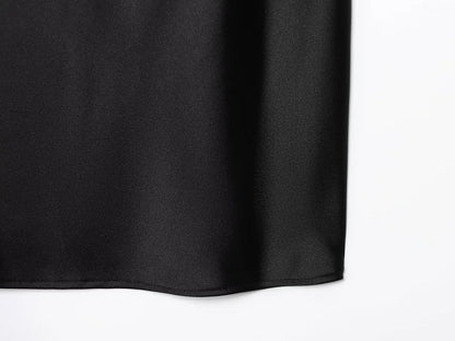 MUJER 2025 Halter Tops for Women Black Satin Backless Top Female Pink Summer Beach Top Woman off Shoulder Camisole Top Women