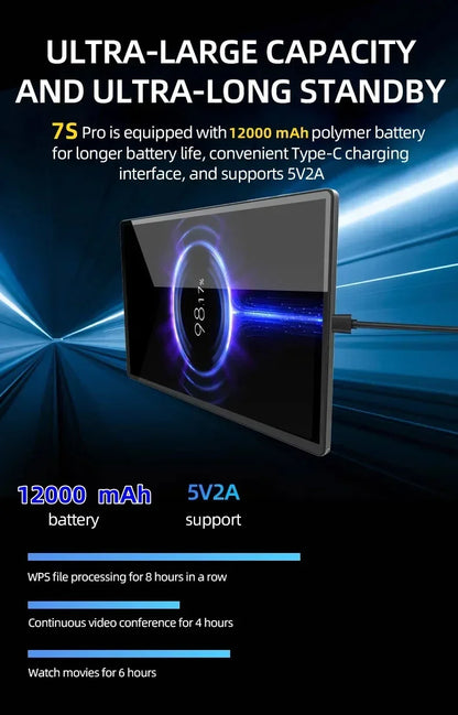 MI Pad 7 pro 2025 11 Inch Tablet Original HD 4K Android 14 Snapdragon 8 Gen 2 22GB RAM 2TB Storage 20000mAh 5G Dual SIM WiFi GPS