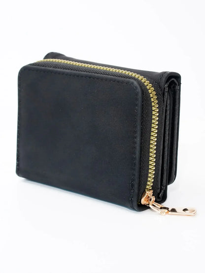 1pc Ladies' Short Wallet Suitable For Work & Business ID Card Credit Card For Christmas Gift For Young Girls Women White-Collar