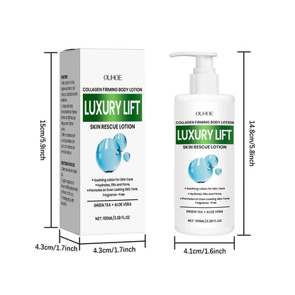 OUHOE Collagen Firming Body Lotion - Reduce Fine Lines, Balance Skin Tone, Deep Moisturize, Non - greasy