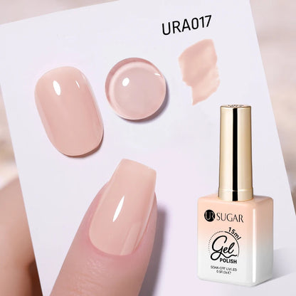 UR SUGAR 15ml Champagne Gold Sliver Reflective Glitter Gel Nail Polish Varnish Semi Permanent Soak Off UV Gel For Manicure Art