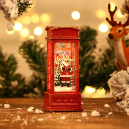 Christmas LED Candle Lantern Decorative Holiday Light Creative Tabletop Decor for Kids Window Display Festive Home Decoration