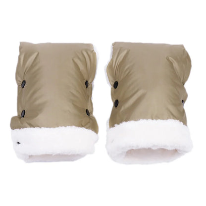 Strollers Fleece Hand Muff Waterproof Baby Stroller Mittens Windproof Thick Warm Baby Buggy Handcover Stroller Accessories
