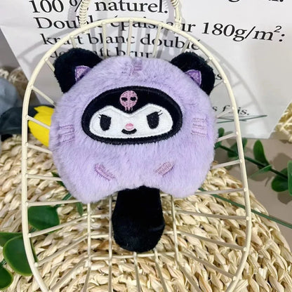 Squeaky Catfish Keychain, Anime Sound Toy with Creative Round Corner and Rolled Edge Design, Christmas Gift, Crossbody Bag