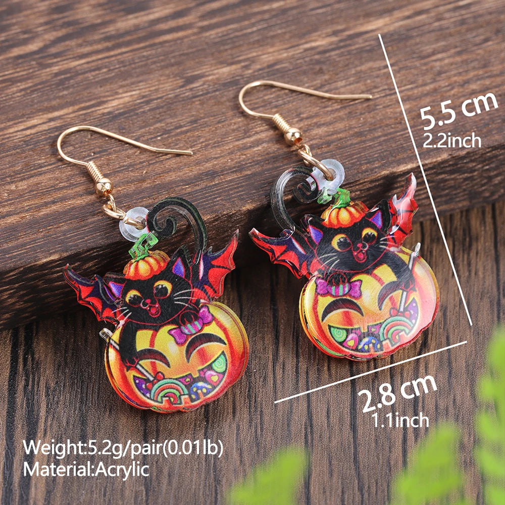 EtherealBe Halloween Earrings for Women - Spooky Styles