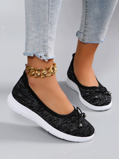 Spring new women's sports shoes, fashionable, breathable, lightweight, non-slip, wear-resistant, casual sports shoes, flat shoes