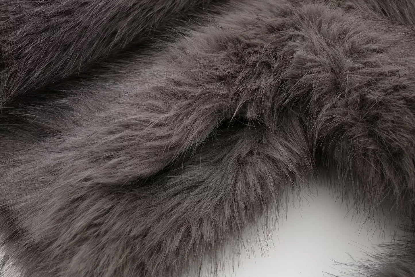 HH Women Winter Fashion Artificial Fur Effect Short Jacket Coats Female O-Neck Vintage Long Sleeve Loose Warm Top Streetwear