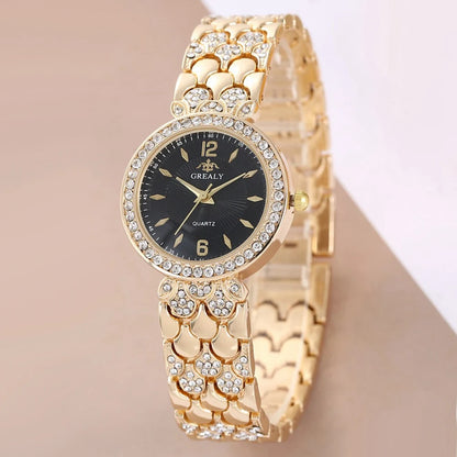 New Fashion Women Watch Casual Clock Rhinestone Business Women Quartz Watch For Women Relogio Feminino Simple Wristwatch Relógio