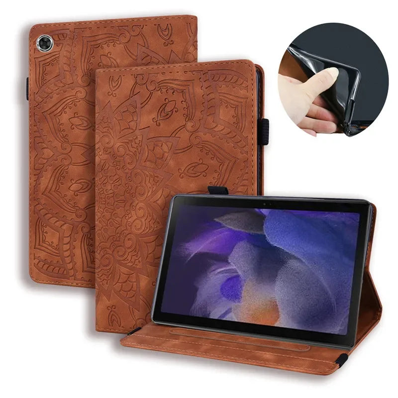 Coque For Samsung Tab A9 Plus 11" Tablet Case Luxury PU Leather Wallet Cover For Galaxy Tab A9+ SM-X210 SM-X215 SM-X216B Funda