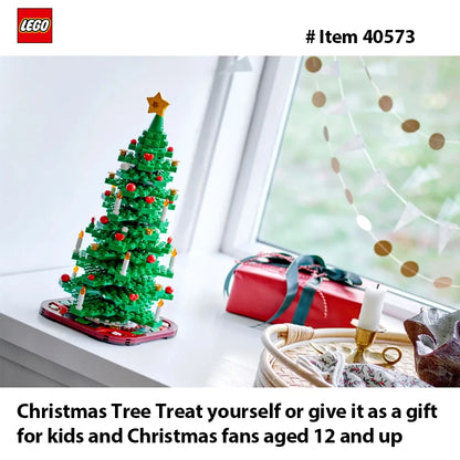 LEGO 40573 Christmas Tree - Building Toys for Kids, Mini Christmas Tree Decorations for Tabletop & Home - Gifts for Boys & Girls